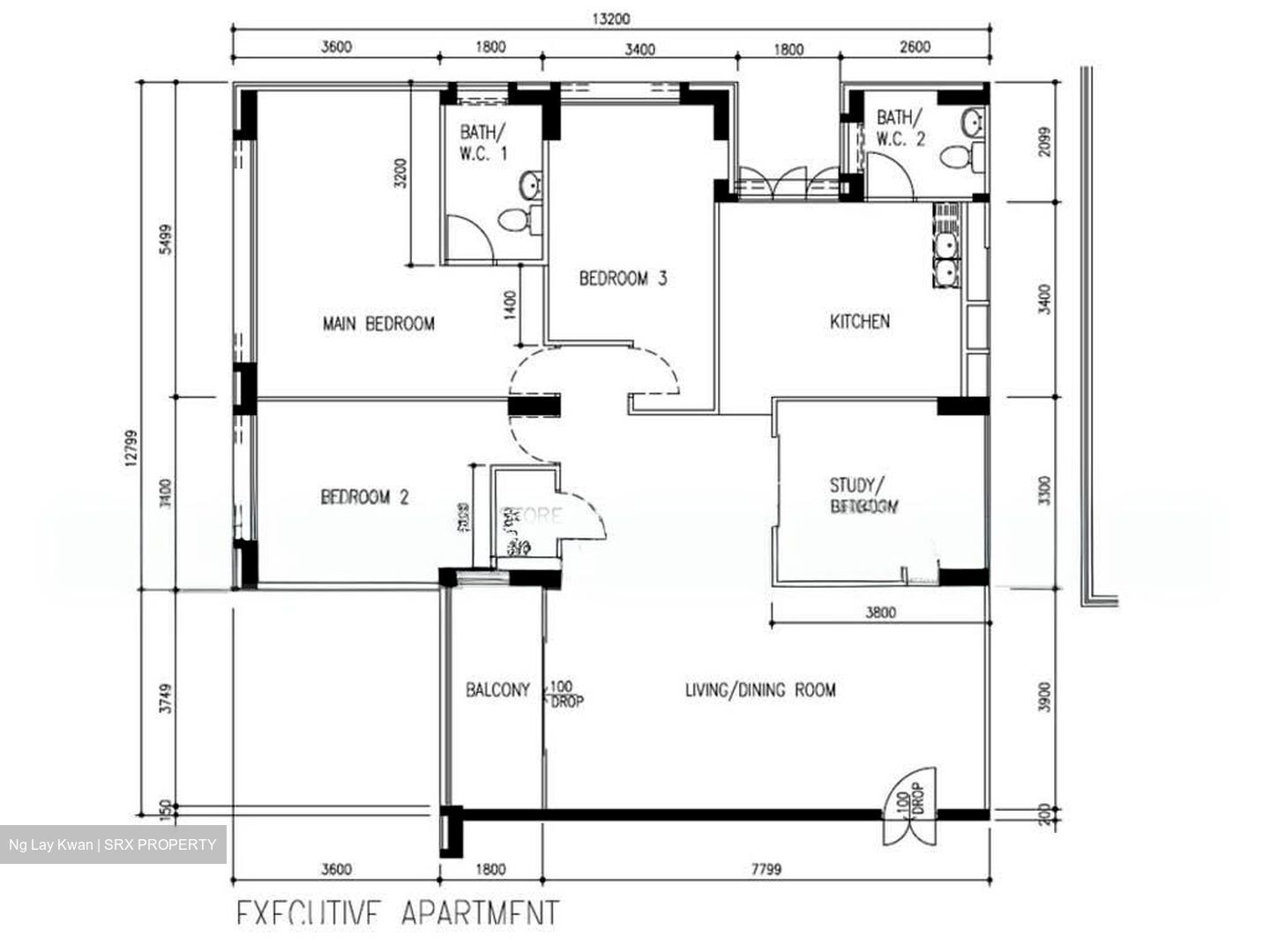 Blk 210 Pasir Ris Street 21 (Pasir Ris), HDB Executive #542006701